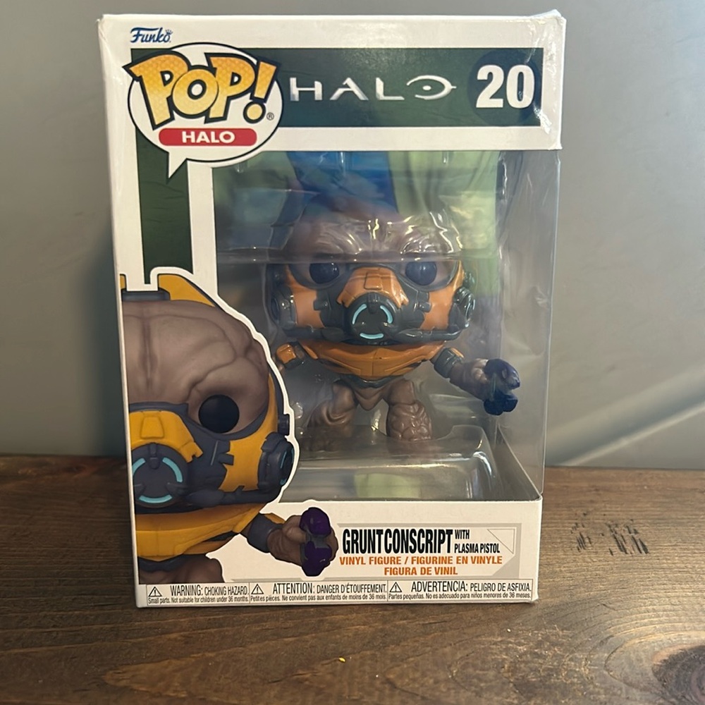 Funko Pop Halo figure.
